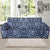 Leopard Blue Skin Print Sofa Slipcover-JTAMIGO.COM