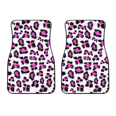 Leopard Pink Skin Print Car Floor Mats