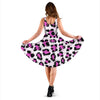 Leopard Pink Skin Print Sleeveless Dress