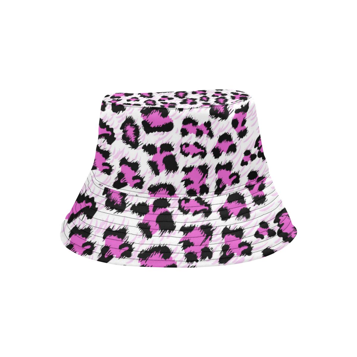 Leopard Pink Skin Print Unisex Bucket Hat