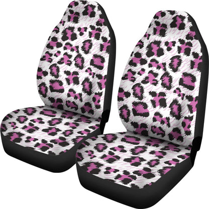 Leopard Pink Skin Print Universal Fit Car Seat Covers