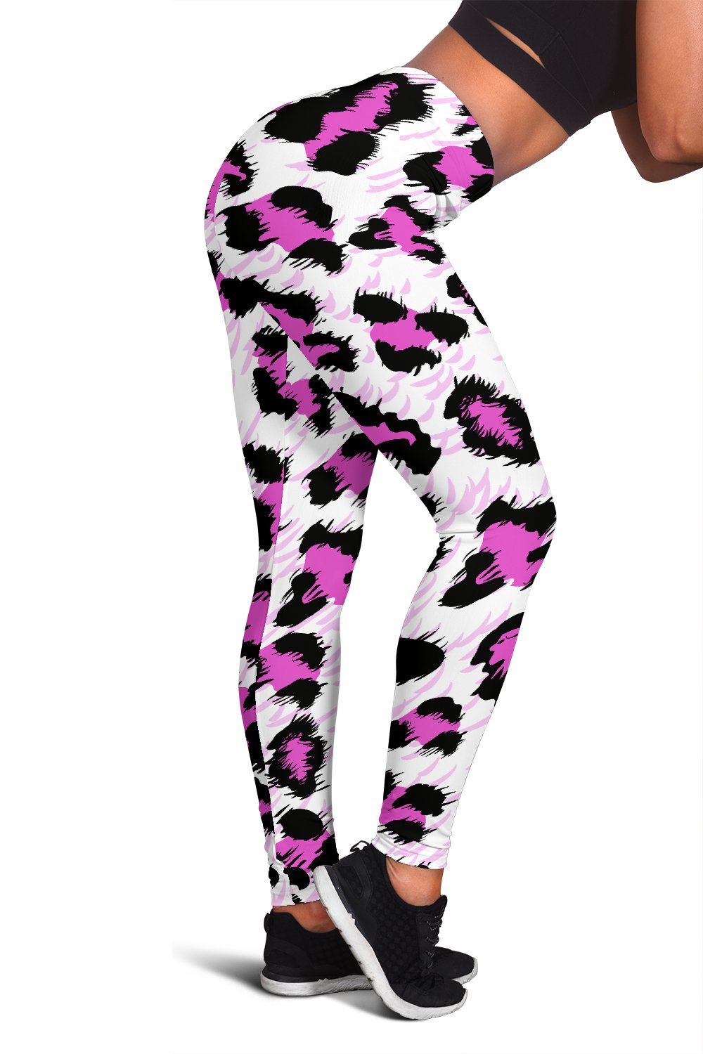 Leopard Pink Skin Print Women Leggings