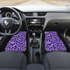 Leopard Purple Skin Print Car Floor Mats