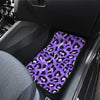 Leopard Purple Skin Print Car Floor Mats