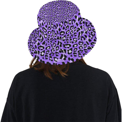 Leopard Purple Skin Print Unisex Bucket Hat