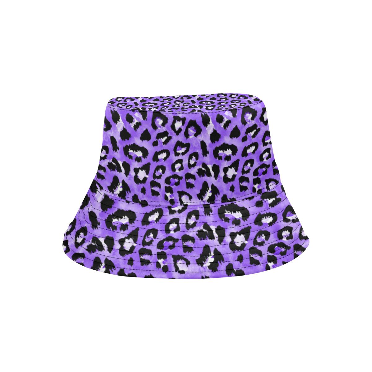 Leopard Purple Skin Print Unisex Bucket Hat