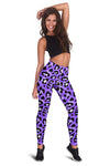 Leopard Purple Skin Print Women Leggings
