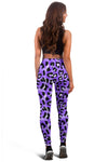 Leopard Purple Skin Print Women Leggings