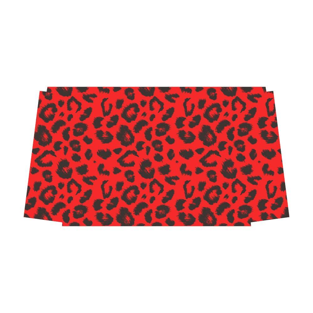 Leopard Red Skin Print Travel Bag