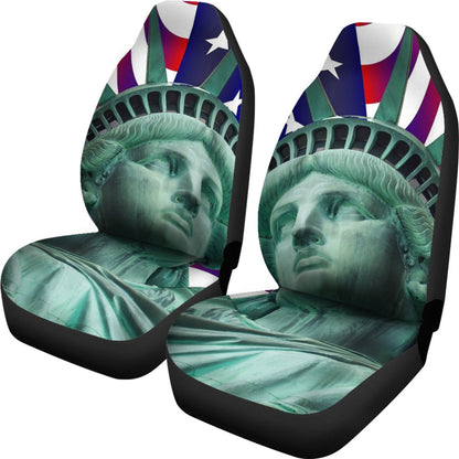 Liberty Flag Print Universal Fit Car Seat Covers