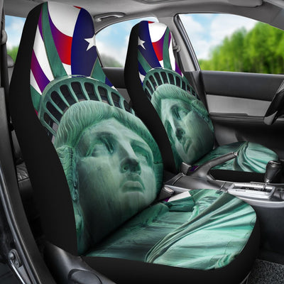 Liberty Flag Print Universal Fit Car Seat Covers