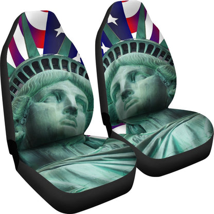 Liberty Flag Print Universal Fit Car Seat Covers