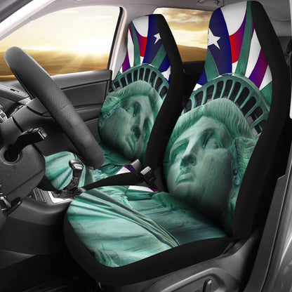 Liberty Flag Print Universal Fit Car Seat Covers