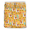 Llama Cute Themed Print Duvet Cover Bedding Set