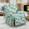 Llama with Cactus Themed Print Recliner Slipcover-JTAMIGO.COM