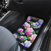 Lotus Flower Print Design Car Floor Mats