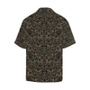 Lotus Gold Mandala Design Themed Men Aloha Hawaiian Shirt