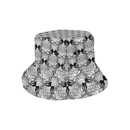 Lotus Mandala Print Pattern Unisex Bucket Hat