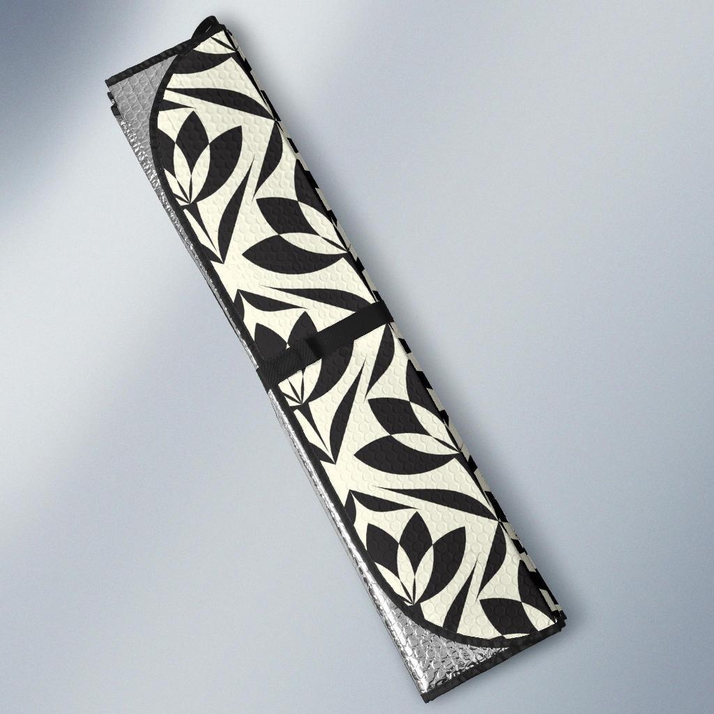 Lotus Pattern Print Car Sun Shade For Windshield
