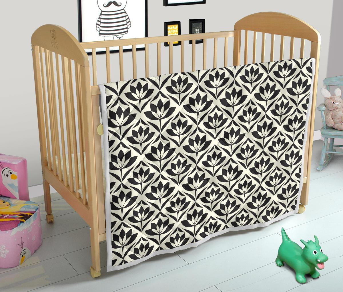 Lotus Pattern Print Premium Quilt-JTAMIGO.COM