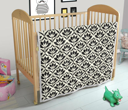 Lotus Pattern Print Premium Quilt-JTAMIGO.COM