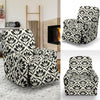 Lotus Pattern Print Recliner Slipcover-JTAMIGO.COM