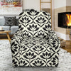 Lotus Pattern Print Recliner Slipcover-JTAMIGO.COM