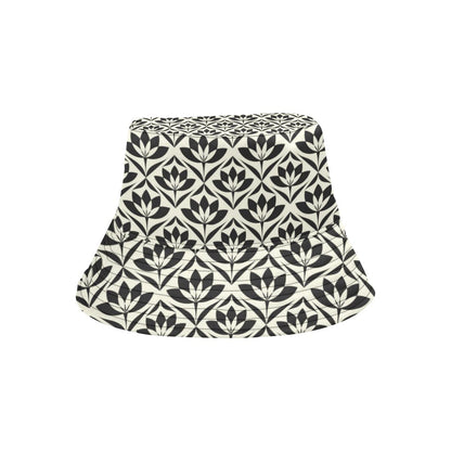 Lotus Pattern Print Unisex Bucket Hat