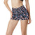 Lotus with Moon Pink Print Themed High Waisted Spandex Shorts-JTAMIGO.COM