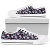 Lotus with Moon Pink Print Themed Women Low Top Shoes