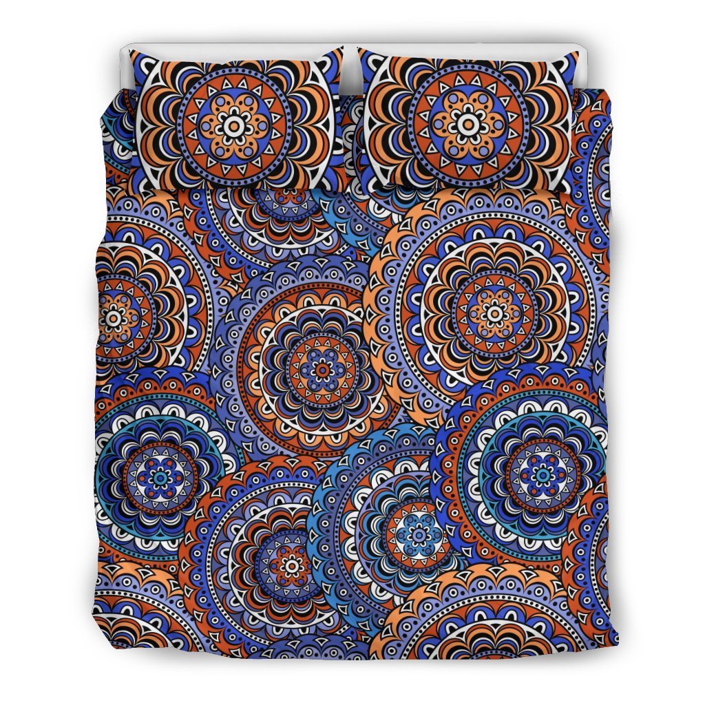 Mandala Boho Chic Design Print Duvet Cover Bedding Set