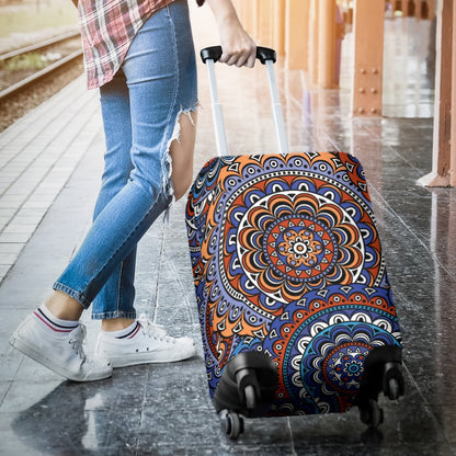 Mandala Boho Chic Design Print Luggage Cover Protector