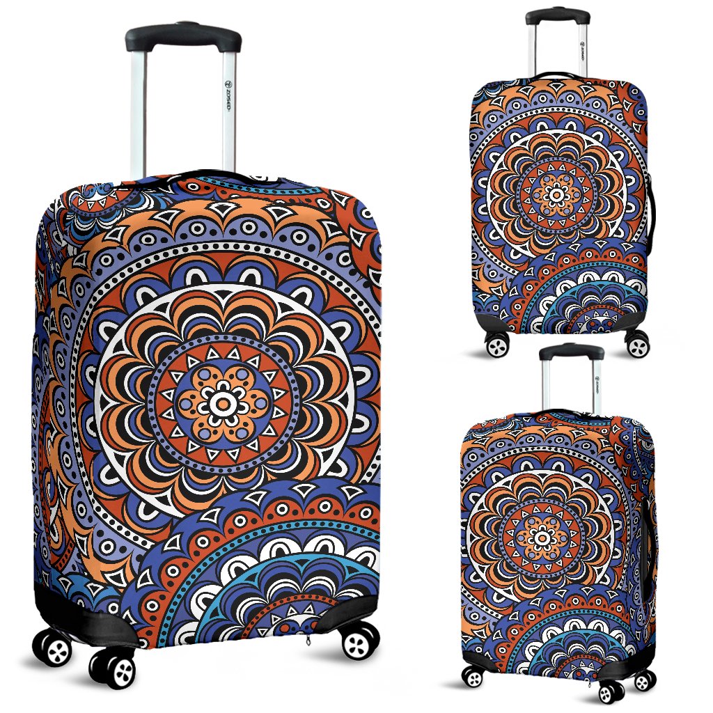 Mandala Boho Chic Design Print Luggage Cover Protector