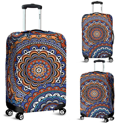 Mandala Boho Chic Design Print Luggage Cover Protector