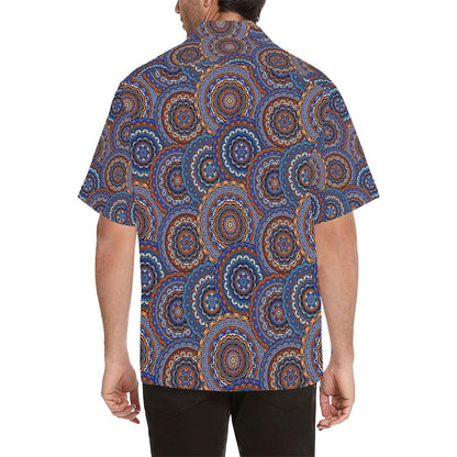 Mandala Boho Chic Design Print Men Aloha Hawaiian Shirt