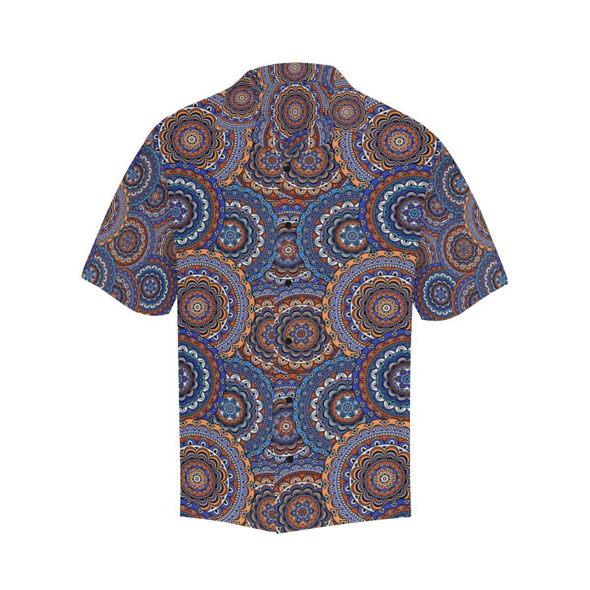Mandala Boho Chic Design Print Men Aloha Hawaiian Shirt