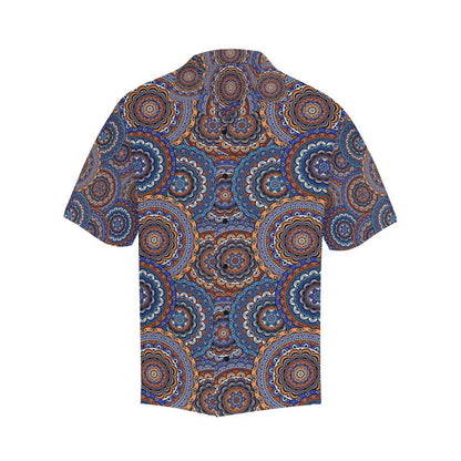 Mandala Boho Chic Design Print Men Aloha Hawaiian Shirt