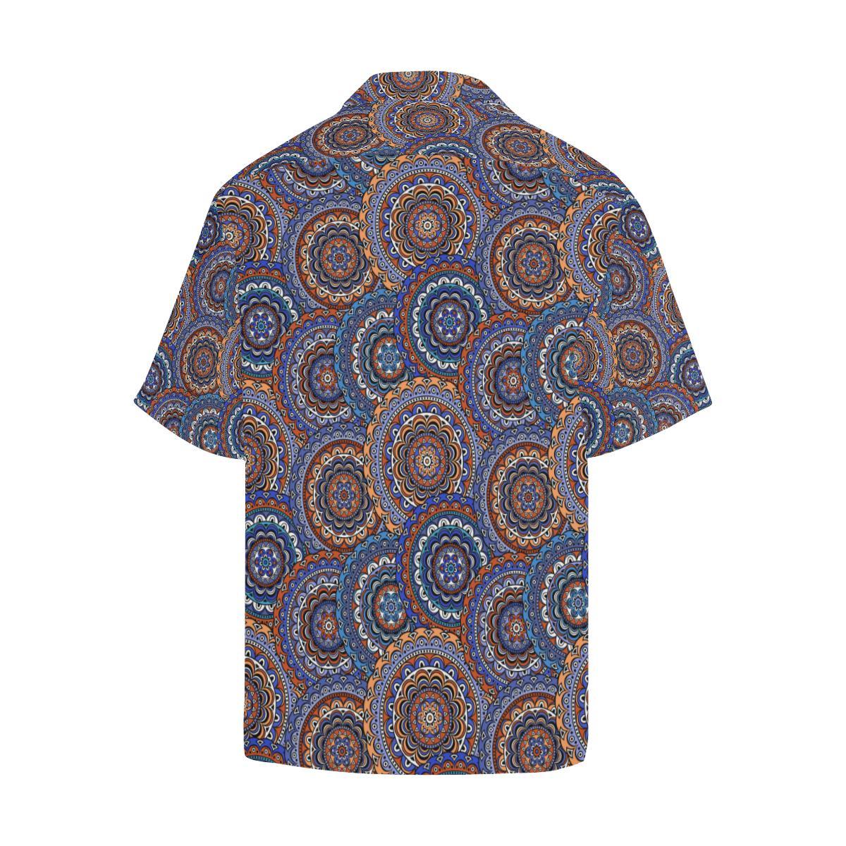 Mandala Boho Chic Design Print Men Aloha Hawaiian Shirt