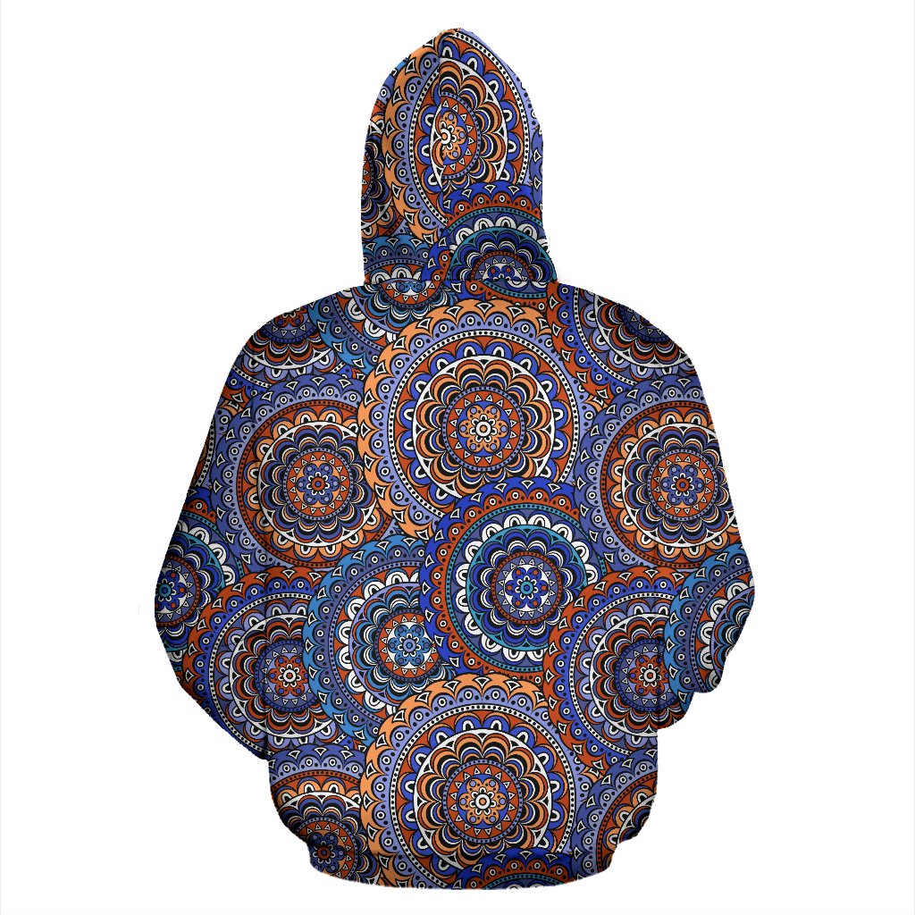 Mandala Boho Chic Design Print Pullover Hoodie