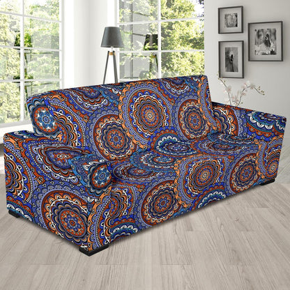 Mandala Boho Chic Design Print Sofa Slipcover-JTAMIGO.COM