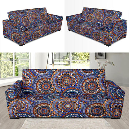Mandala Boho Chic Design Print Sofa Slipcover-JTAMIGO.COM