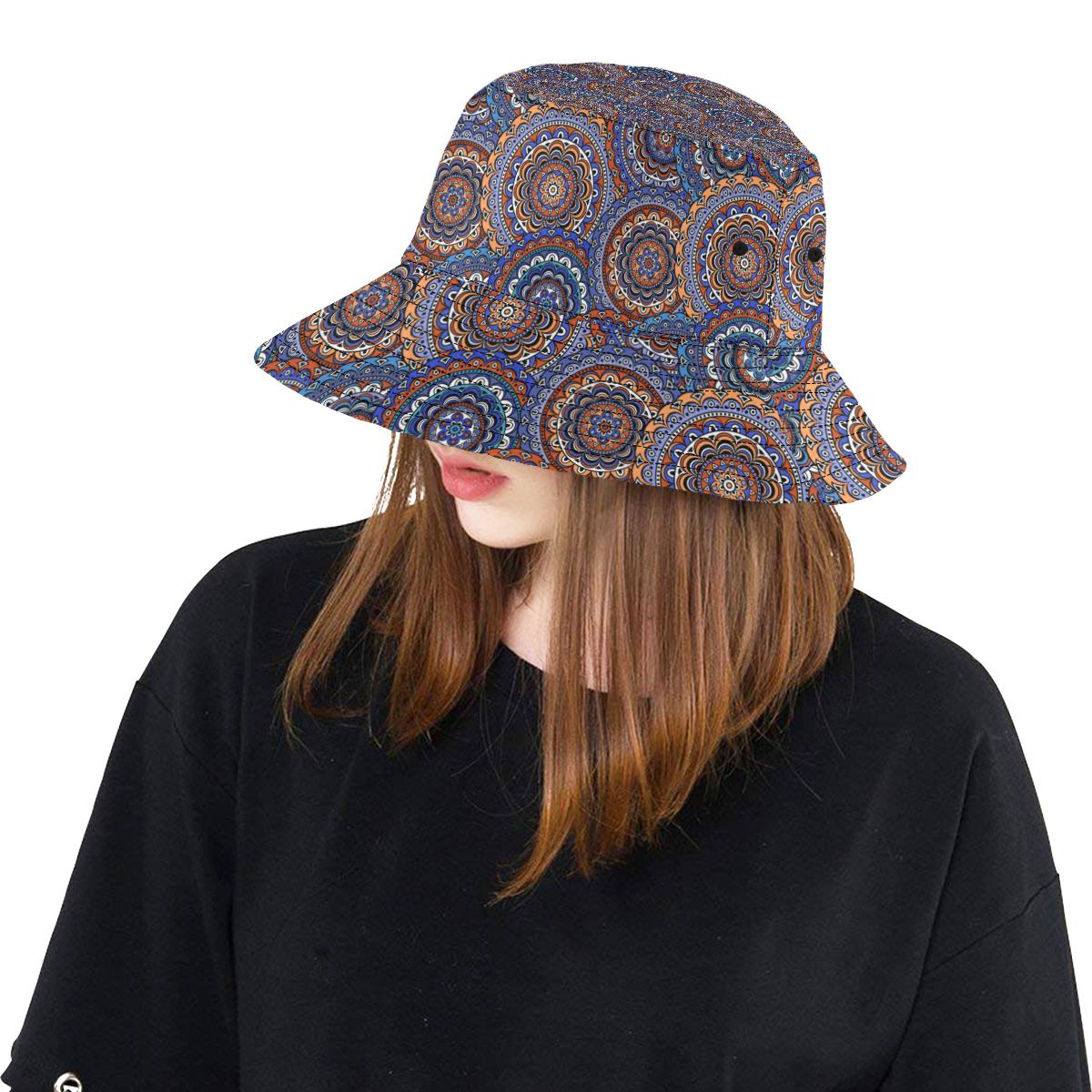 Mandala Boho Chic Design Print Unisex Bucket Hat