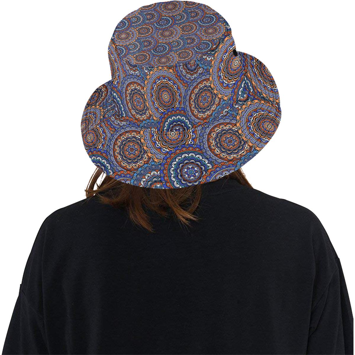 Mandala Boho Chic Design Print Unisex Bucket Hat