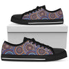 Mandala Boho Chic Design Print Women Low Top Shoes