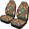 Mandala Flower Themed Design Print Universal Fit Car Seat Covers