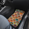 Mandala Mosaic Themed Design Print Car Floor Mats