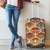 Mandala Mosaic Themed Design Print Luggage Cover Protector