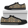 Mandala Motif Themed Design Print Women Low Top Shoes