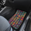 Mandala Style Design Print Car Floor Mats