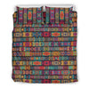 Mandala Style Design Print Duvet Cover Bedding Set